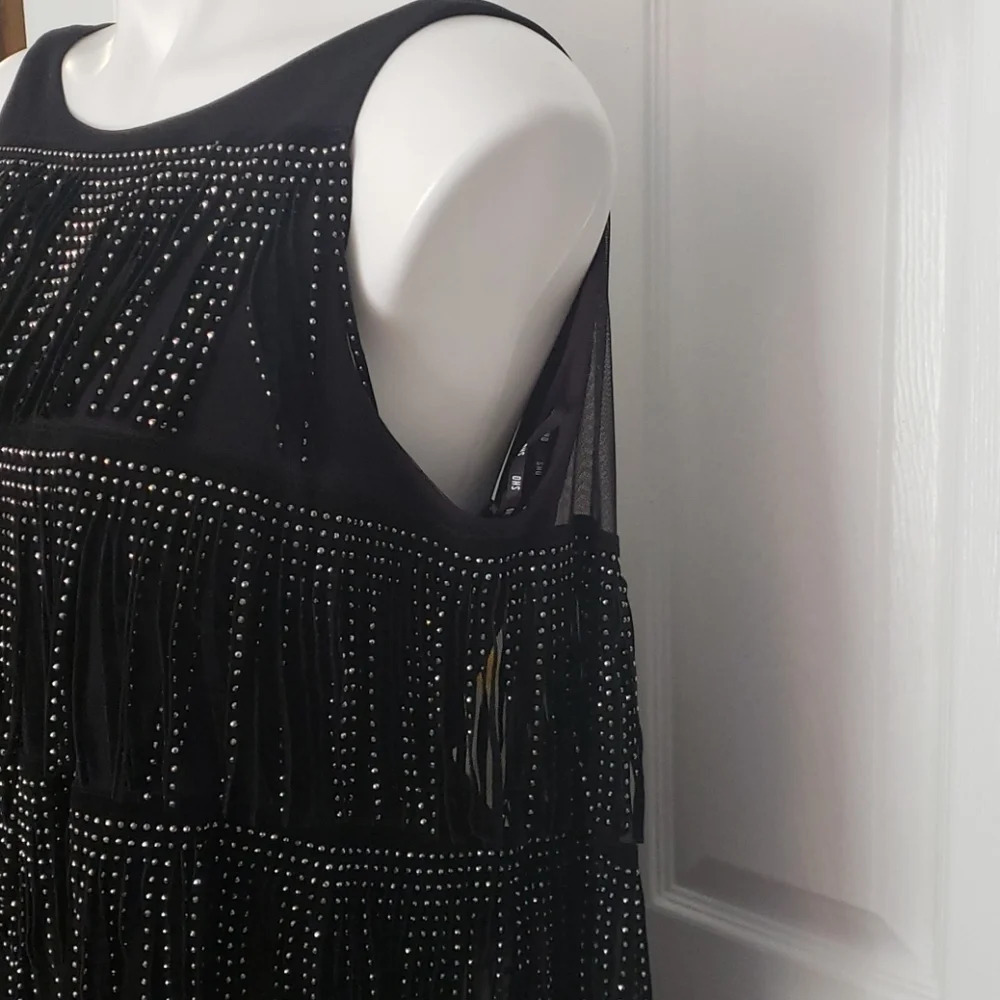 SHO sleeveless black sparkle jumpsuit - Picture 6 of 15